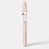 Rosa brauner Leopard Druckhörer Streifen Case-Mate iPhone Hülle (Rückseite / Links)