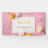 Rosa Brautparty Banner (Horizontal)