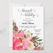 Rosa Brautparty Einladung (Vorderseite)