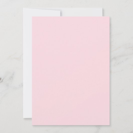 Rosa Brautparty Einladung (Rückseite)