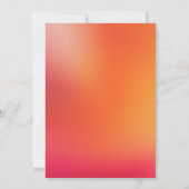 Rosa Brautparty Einladung (Rückseite)