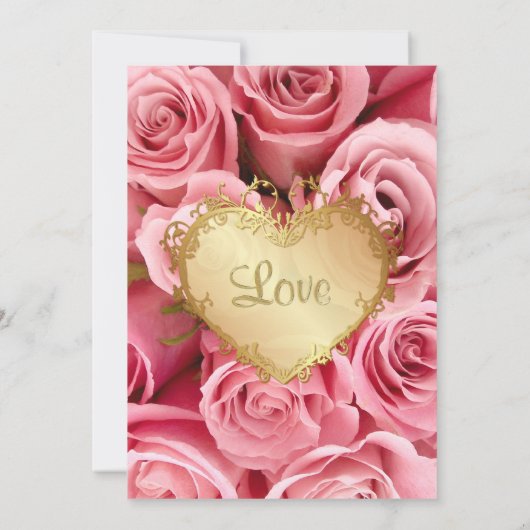 Rosa Brautparty Einladung (Rückseite)