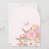 Rosa Brautparty Einladung (Rückseite)