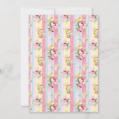 Rosa Brautparty Einladung (Rückseite)