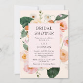 Rosa Brautparty Einladung (Vorderseite)