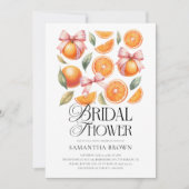 Rosa Brautparty Einladung (Vorderseite)