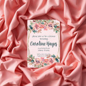 Rosa Brautparty Einladung