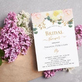 Rosa Brautparty Einladung