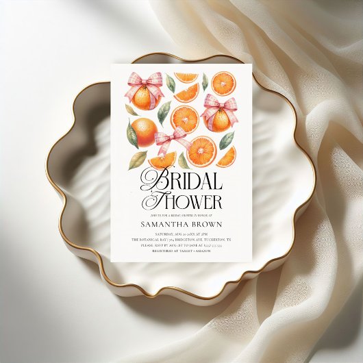 Rosa Brautparty Einladung