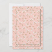 Rosa Brautparty Einladung (Rückseite)