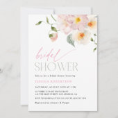 Rosa Brautparty Einladung (Vorderseite)