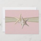 Rosa Brautparty Einladung (Rückseite)