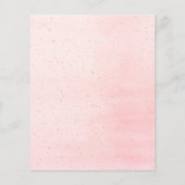 Rosa Brautparty Einladung (Rückseite)