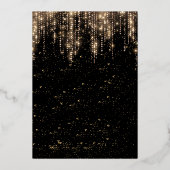 Rosa Brautparty Folieneinladung (Rückseite)