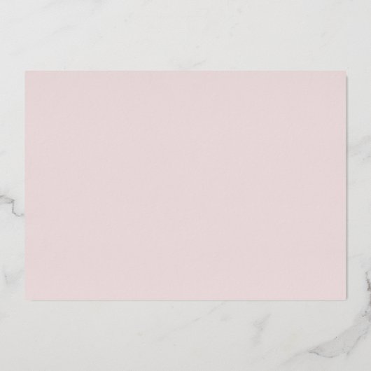 Rosa Brautparty Folieneinladung (Rückseite)