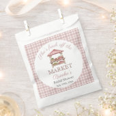 Rosa Brautparty frisch vom Markt Geschenktütchen (Ausgeschnitten)