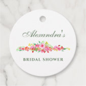 Rosa Brautparty Geschenkanhänger (Vorderseite)