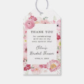 Rosa Brautparty Geschenkanhänger (Vorderseite)
