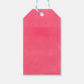 Rosa Brautparty Geschenkanhänger (Rückseite)