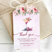 Rosa Brautparty Geschenkanhänger