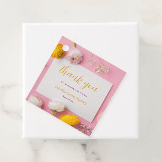 Rosa Brautparty Geschenkanhänger (Beispiel)