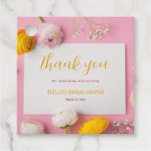 Rosa Brautparty Geschenkanhänger (Vorderseite)