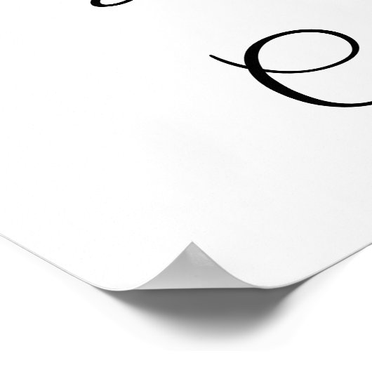 Rosa Brautparty Geschenke und Karten Poster (Ecke)