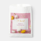 Rosa Brautparty Geschenktütchen (Vorderseite)