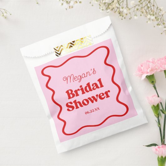 Rosa Brautparty Geschenktütchen (Versiegelt)