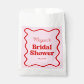 Rosa Brautparty Geschenktütchen (Vorderseite)