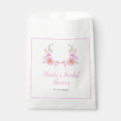 Rosa Brautparty Geschenktütchen (Vorderseite)