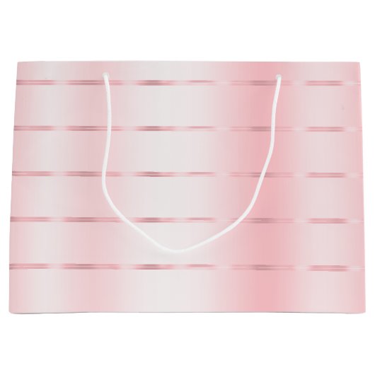 Rosa Brautparty Große Geschenktüte (Vorderseite)