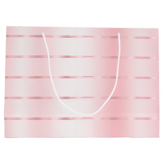 Rosa Brautparty Große Geschenktüte (Rückseite)