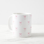 Rosa Brautparty Kaffeetasse (Vorderseite Links)