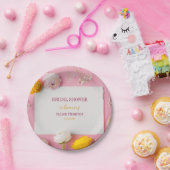 Rosa Brautparty Pappteller (Party)