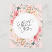 Rosa Brautparty Postkarte (Vorderseite)