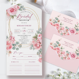 Rosa Brautparty Rose Gold Rezept All In One Einladung