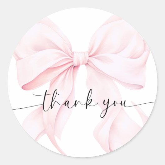 Rosa Brautparty Runder Aufkleber (Vorderseite)