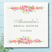 Rosa Brautparty Serviette