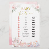 Rosa Brautparty Tea Party Baby Tracks (Vorne/Hinten)