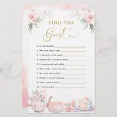 Rosa Brautparty Tee Party Frische Pasta machen (Vorne/Hinten)