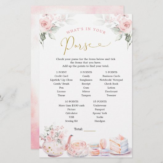 Rosa Brautparty Tee Party Pures Spiel (Vorne/Hinten)