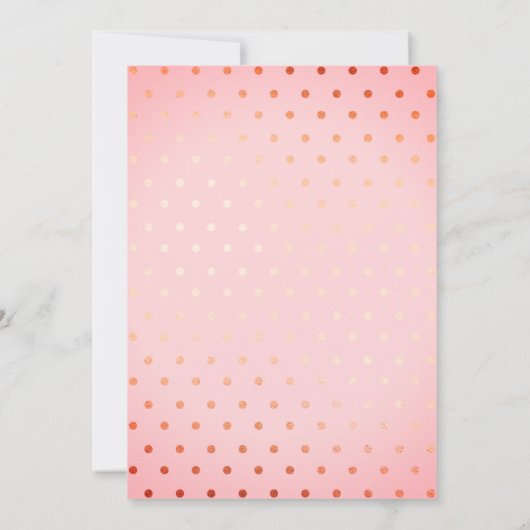 Rosa Brautparty Tee-Tee-Party Einladung (Rückseite)