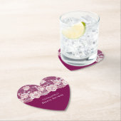 Rosa Brautparty Untersetzer (Vor Ort)