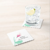 Rosa Brautparty Untersetzer (Vor Ort)