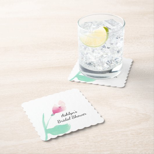 Rosa Brautparty Untersetzer (Vor Ort)