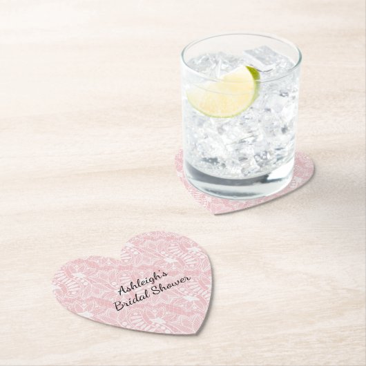 Rosa Brautparty Untersetzer (Vor Ort)