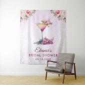 Rosa Brautparty Wandteppich (Beispiel)