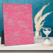 Rosa brennen Muster-FriedensLiebe-Schicksals-Kunst Fotoplatte (Seite)