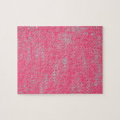 Rosa brennen Muster-FriedensLiebe-Schicksals-Kunst Puzzle (Horizontal)